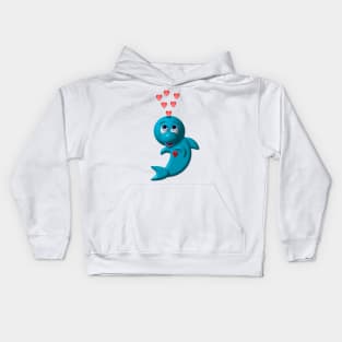 Cute Darling Dolphin Kids Hoodie